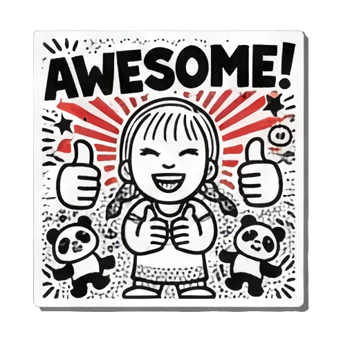 Sticker 6 from AI Sticker Pack, designed for expressive chats, social replies, and everyday reactions.