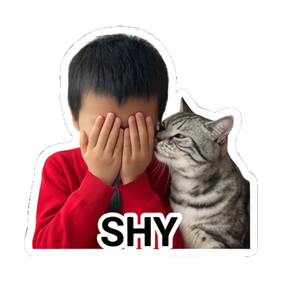 Sticker 5 from AI Sticker Pack, designed for expressive chats, social replies, and everyday reactions.