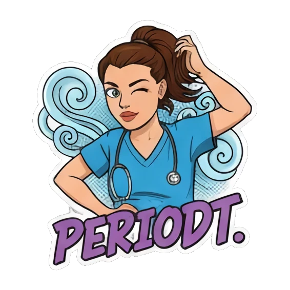 护士喜爱咖啡LOVE IT COFFEE Nurse Life Vibes sticker for expressive chats and social replies.