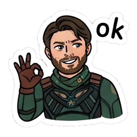 Soldier boy making an OK gesture with a confident smile Soldier Boy Daily Vibes sticker for expressive chats and social replies.