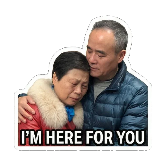 Sticker 9 from AI Sticker Pack, designed for expressive chats, social replies, and everyday reactions.