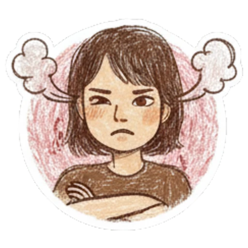 Sticker 4 from AI Sticker Pack, designed for expressive chats, social replies, and everyday reactions.