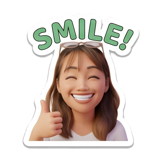 Sticker 1 from AI Sticker Pack, designed for expressive chats, social replies, and everyday reactions.