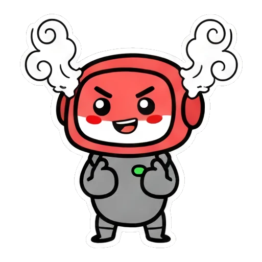 Sticker 8 from AI Sticker Pack, designed for expressive chats, social replies, and everyday reactions.