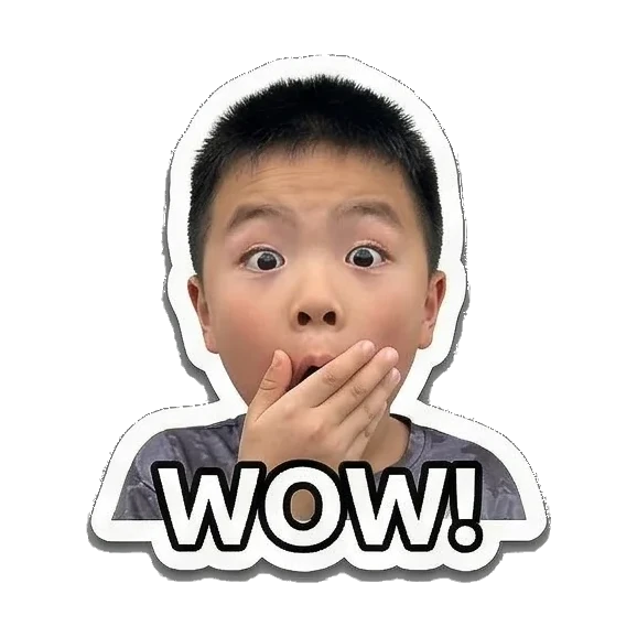 Sticker 4 from AI Sticker Pack, designed for expressive chats, social replies, and everyday reactions.