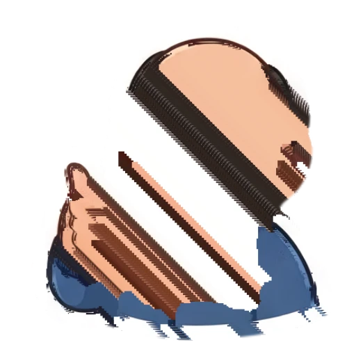 Bald man giving a thumbs up Bald Guy Daily Life sticker for expressive chats and social replies.