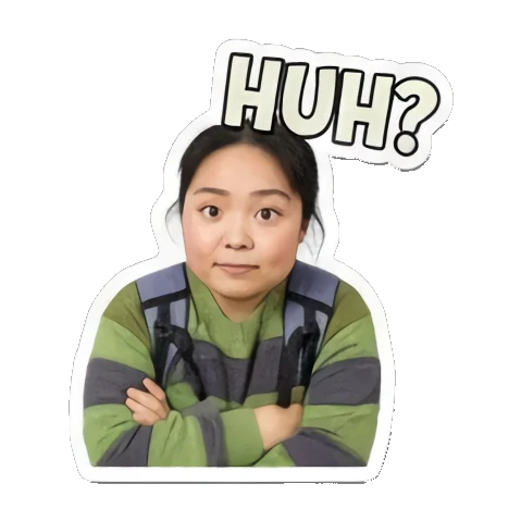 Sticker 4 from AI Sticker Pack, designed for expressive chats, social replies, and everyday reactions.