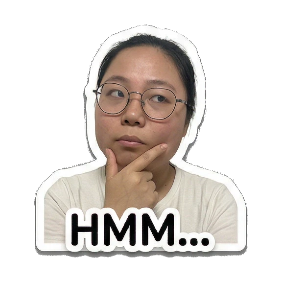 Sticker 6 from AI Sticker Pack, designed for expressive chats, social replies, and everyday reactions.