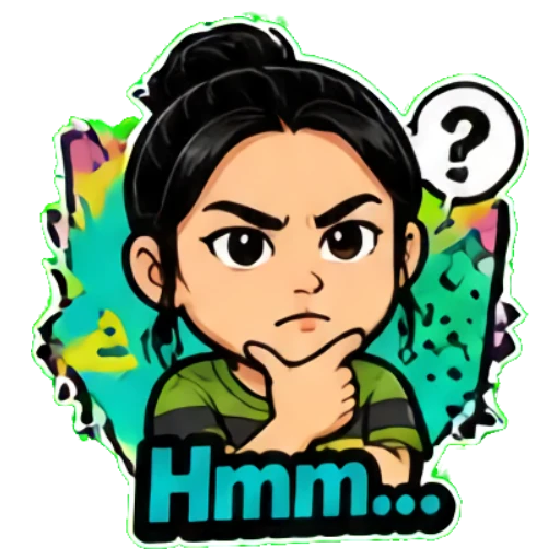 Girl making an X sign with arms, hope or stop Siargao Surfer Girl sticker for expressive chats and social replies.