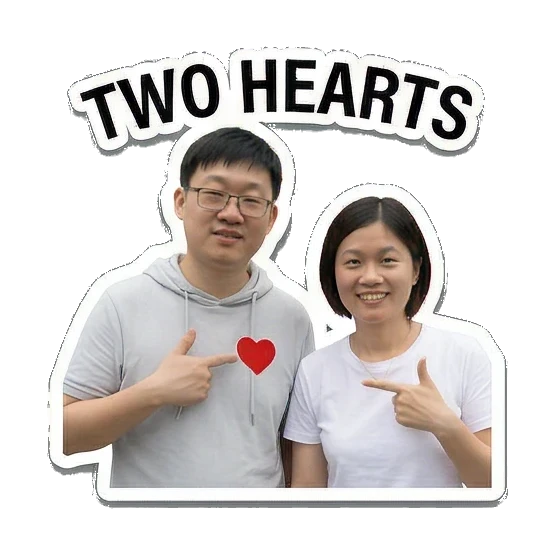 team love high five Sweet Couple Moments sticker for expressive chats and social replies.