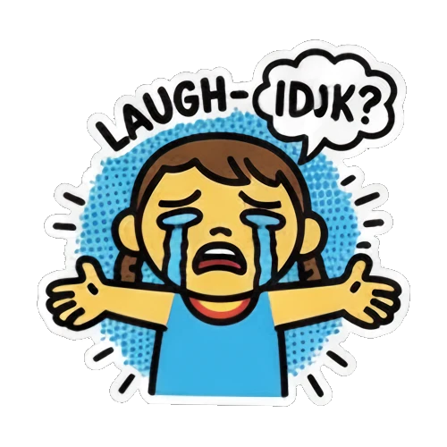 Sticker 15 from AI Sticker Pack, designed for expressive chats, social replies, and everyday reactions.