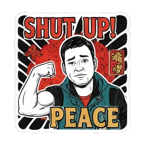 Ukiyo-e style man Ukiyo-e Guy's Moods sticker for expressive chats and social replies.