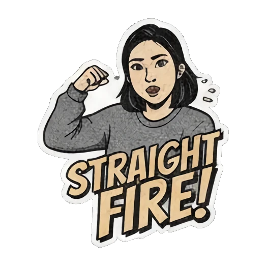 睡觉表情ZZZ MY BAD Streetwear Girl Vibes sticker for expressive chats and social replies.