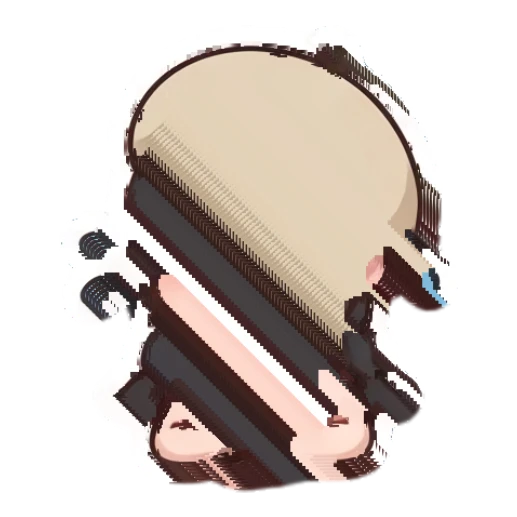 Girl in beret laughing hysterically with tears Beret Girl Daily Life sticker for expressive chats and social replies.