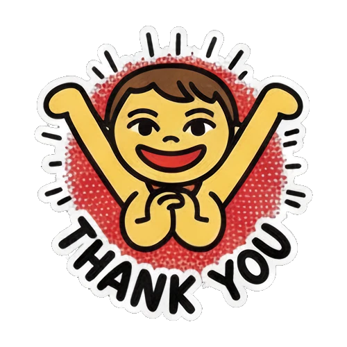 Sticker 3 from AI Sticker Pack, designed for expressive chats, social replies, and everyday reactions.
