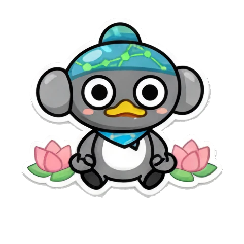 胜利者姿态 Little Gray Hat's Daily Moods sticker for expressive chats and social replies.