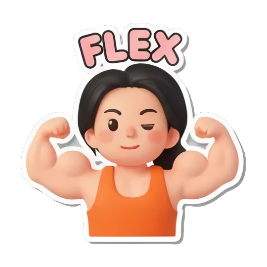 Sticker 8 from AI Sticker Pack, designed for expressive chats, social replies, and everyday reactions.