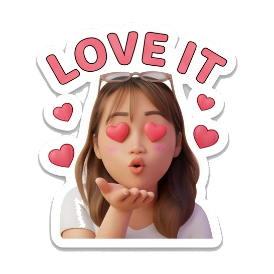 Sticker 3 from AI Sticker Pack, designed for expressive chats, social replies, and everyday reactions.