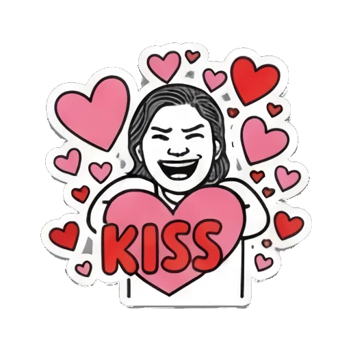 Sticker 8 from AI Sticker Pack, designed for expressive chats, social replies, and everyday reactions.