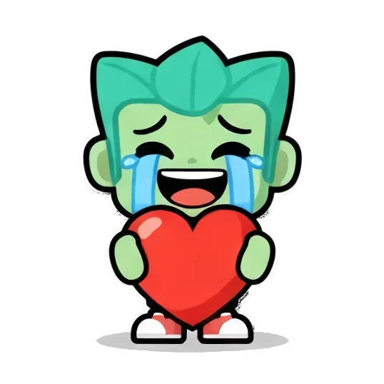 戴睡帽含奶嘴睡觉 Chibi Green Boy Expressive Stickers sticker for expressive chats and social replies.