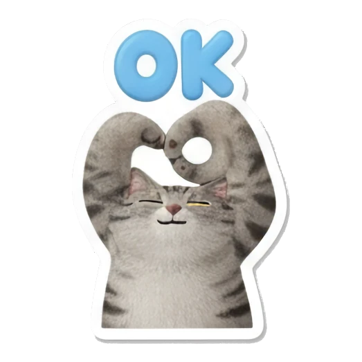 Sticker 1 from AI Sticker Pack, designed for expressive chats, social replies, and everyday reactions.