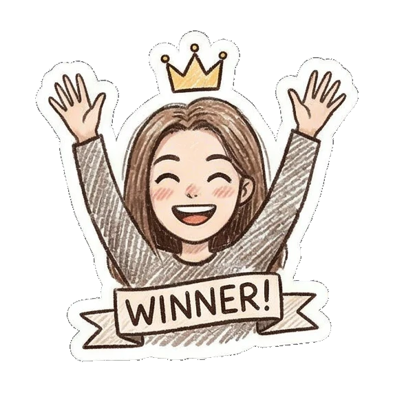 惊呼“Oh No”的反应 Daily Doodle Girl sticker for expressive chats and social replies.