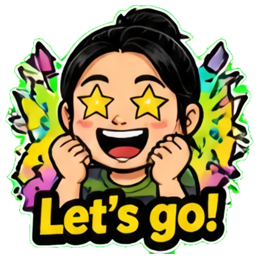 Girl with pleading eyes and hands together, please Siargao Surfer Girl sticker for expressive chats and social replies.