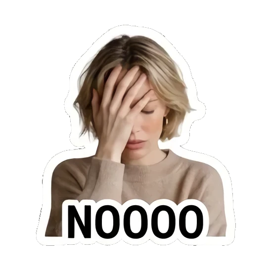 Sticker 13 from AI Sticker Pack, designed for expressive chats, social replies, and everyday reactions.