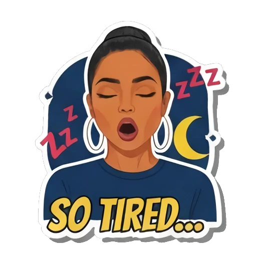 愤怒女子咆哮 Trendy Girl's Pop Art Moods sticker for expressive chats and social replies.