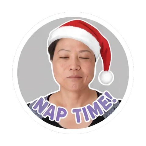 派对庆祝时刻 Festive Faces Fun sticker for expressive chats and social replies.