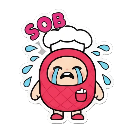 Sticker 13 from AI Sticker Pack, designed for expressive chats, social replies, and everyday reactions.