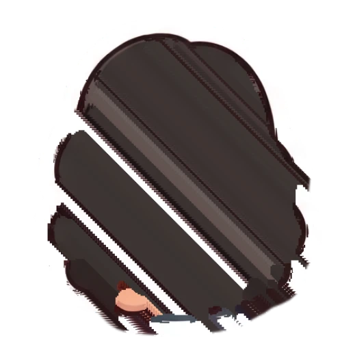 Curly-haired girl crying with arms crossed Curly Haired Girl Daily Life sticker for expressive chats and social replies.