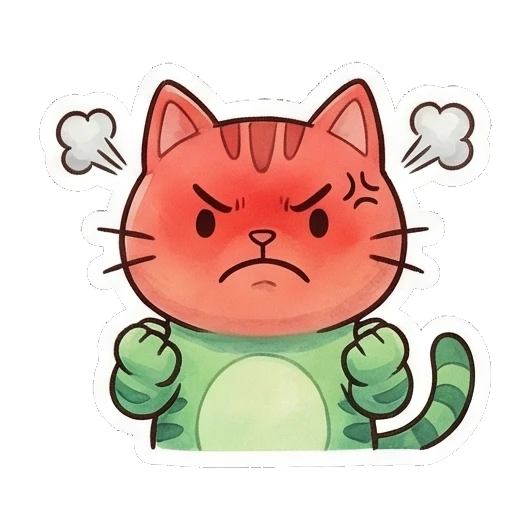 Sticker 8 from AI Sticker Pack, designed for expressive chats, social replies, and everyday reactions.