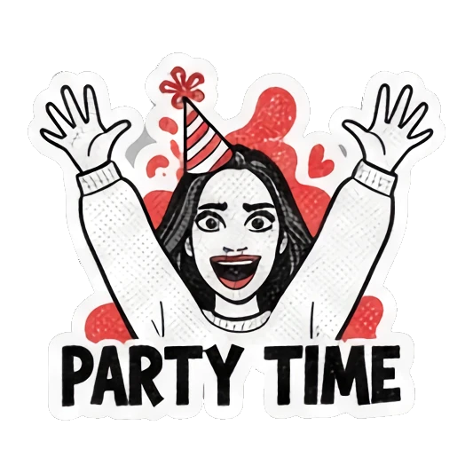 吃零食SNACK Gritty Girl Moods sticker for expressive chats and social replies.