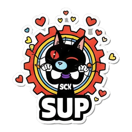Sticker 7 from AI Sticker Pack, designed for expressive chats, social replies, and everyday reactions.