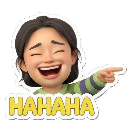 3D卡通女孩，喜怒哀乐全展现 Cute Girl's Daily Moods sticker for expressive chats and social replies.