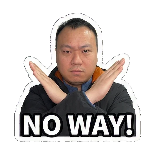 Sticker 6 from AI Sticker Pack, designed for expressive chats, social replies, and everyday reactions.