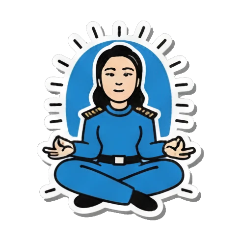 有主意Idea Pop Art Girl's Daily Moods sticker for expressive chats and social replies.