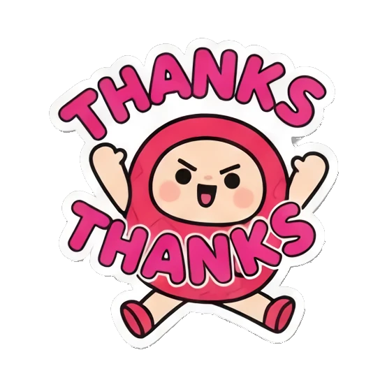 Sticker 3 from AI Sticker Pack, designed for expressive chats, social replies, and everyday reactions.
