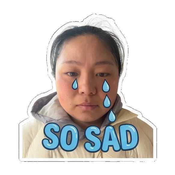 Sticker 11 from Sticker Pack 49c551fa, designed for expressive chats, social replies, and everyday reactions.