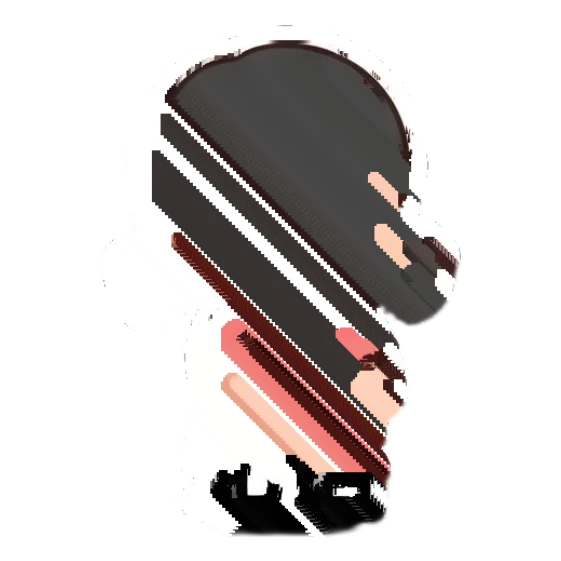 Annoyed girl with crossed arms and a skeptical side-eye look. Cheerful Little Girl Daily sticker for expressive chats and social replies.