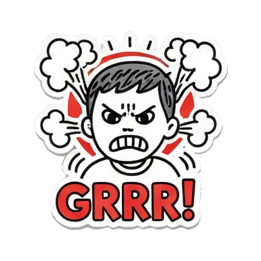 cartoon happy Mood Story 24d5a60c sticker for expressive chats and social replies.