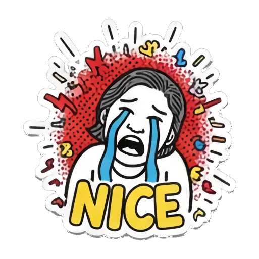 Sticker 14 from AI Sticker Pack, designed for expressive chats, social replies, and everyday reactions.
