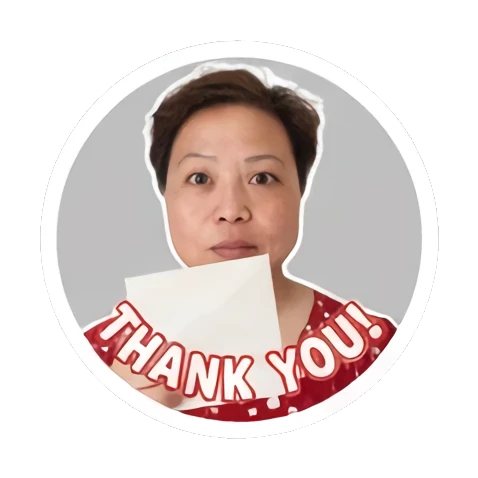 求助的表情 Festive Faces Fun sticker for expressive chats and social replies.