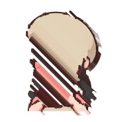 Girl in beret making a heart shape with hands Beret Girl Daily Life sticker for expressive chats and social replies.