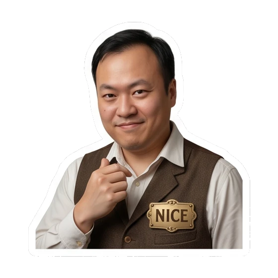man looking nice Steampunk Gentleman Adventures sticker for expressive chats and social replies.