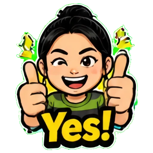 Girl with hands together in prayer, thankful Siargao Surfer Girl sticker for expressive chats and social replies.