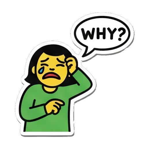 女孩表达爱意 Pop Art Girl Expressions sticker for expressive chats and social replies.