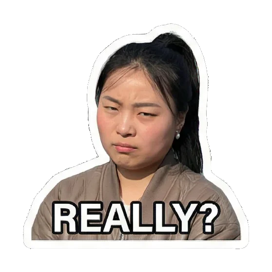 Sticker 10 from AI Sticker Pack, designed for expressive chats, social replies, and everyday reactions.