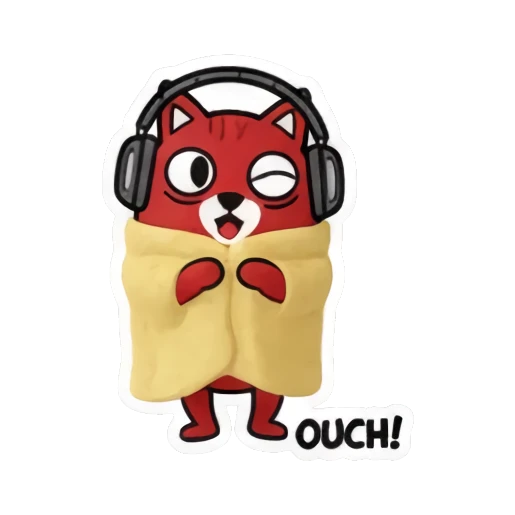 squirrel wrapped in yellow towel Summer Red Squirrel Adventures sticker for expressive chats and social replies.